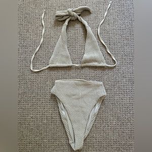 ASOS HIGH WAISTED CROCHET BIKINI (NWOT)